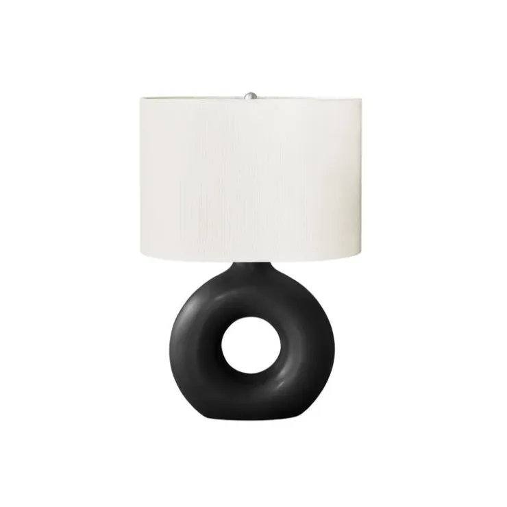 Monarch 24"H Ceramic Table Lamp Black Discount