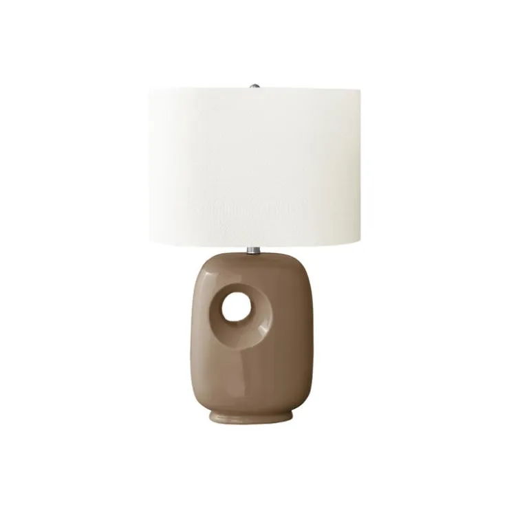 Monarch 26"H Ceramic Table Lamp Brown Best