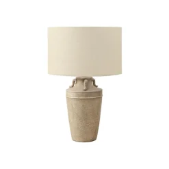 Monarch 28"H Ceramic Table Lamp Beige New