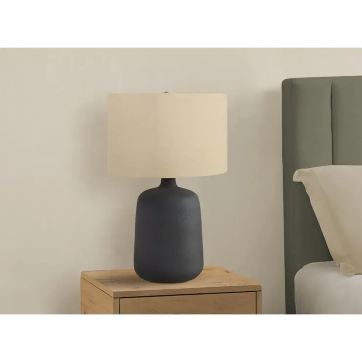 Monarch 24"H Ceramic Table Lamp Black Online