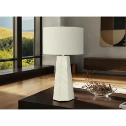 Monarch 29"H Ceramic Table Lamp White Discount
