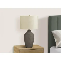 Monarch 27"H Ceramic Table Lamp Grey Discount