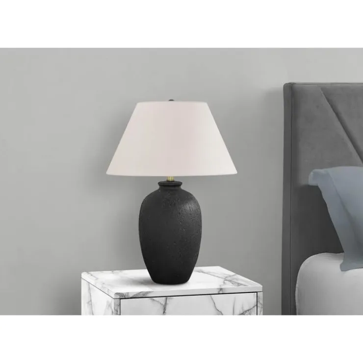 Monarch 24"H Ceramic Table Lamp Black Best