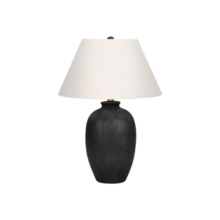 Monarch 24"H Ceramic Table Lamp Black Best
