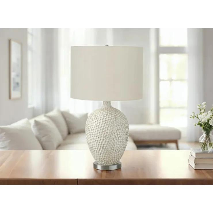 Monarch 28"H Ceramic Table Lamp Cream Discount
