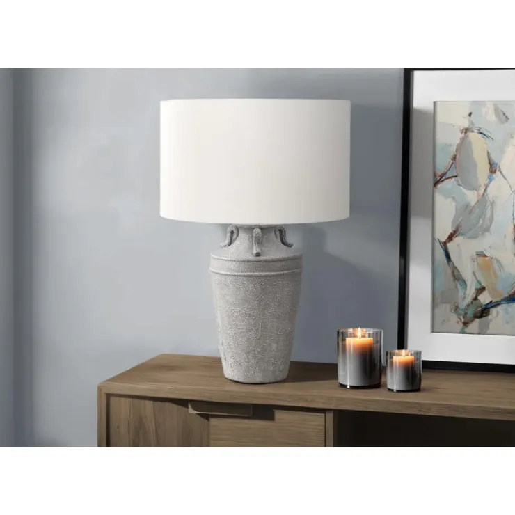 Monarch 28"H Ceramic Table Lamp Grey Clearance