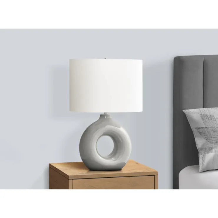 Monarch 24"H Ceramic Table Lamp Grey Online