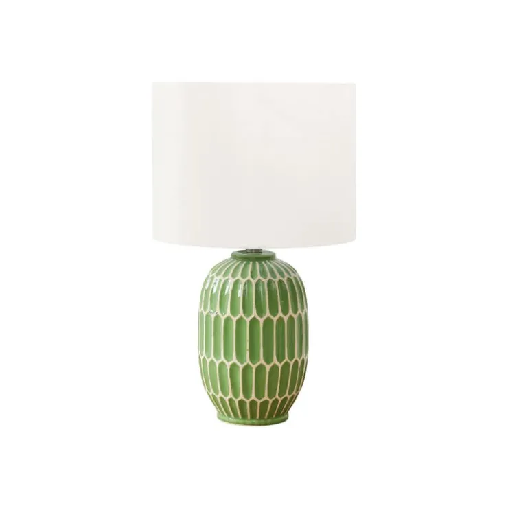 Monarch 22"H Ceramic Table Lamp Green Sale