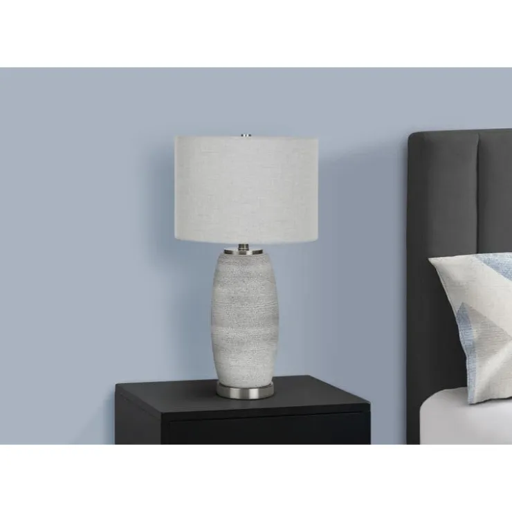 Monarch 25"H Ceramic Table Lamp Grey Best