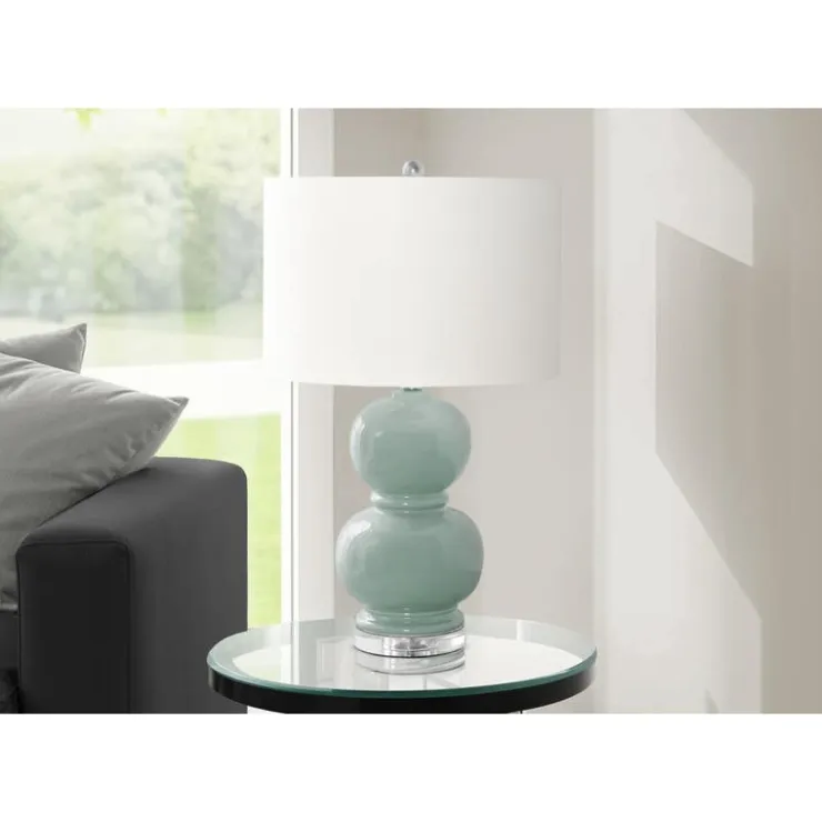 Monarch 25"H Ceramic Table Lamp Blue Hot