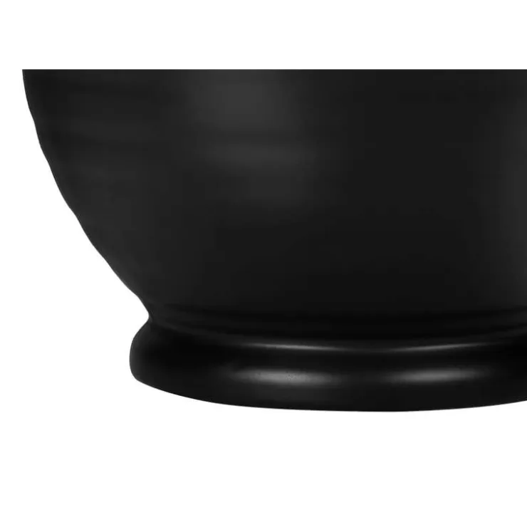 Monarch 17"H Ceramic Table Lamp Black Outlet