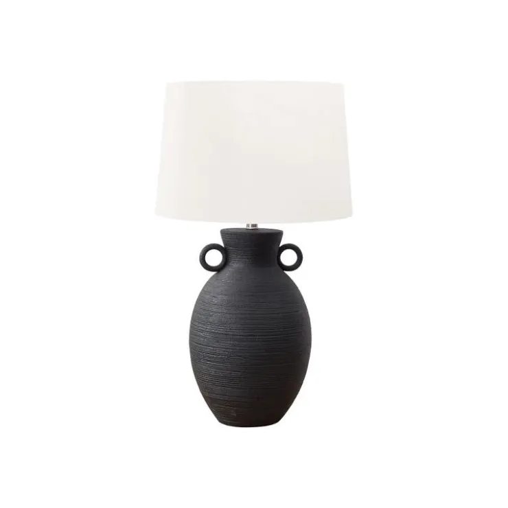 Monarch 30"H Ceramic Table Lamp Black Best
