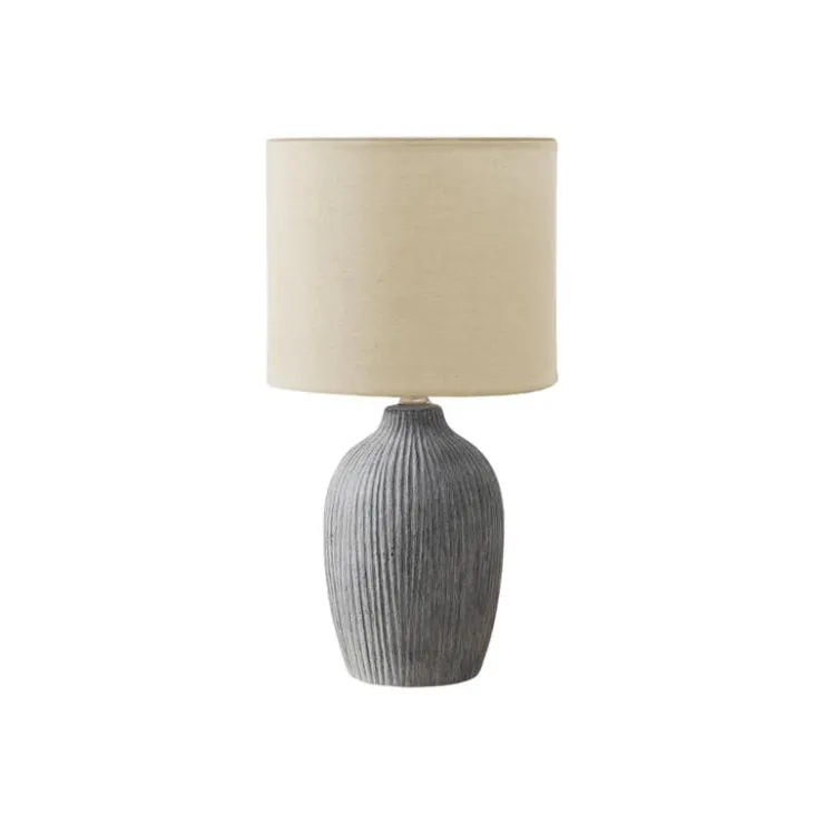 Monarch 18"H Ceramic Table Lamp Grey Discount