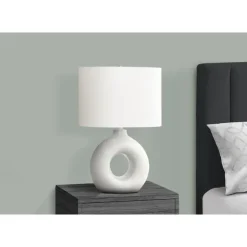 Monarch 24"H Ceramic Table Lamp White Sale
