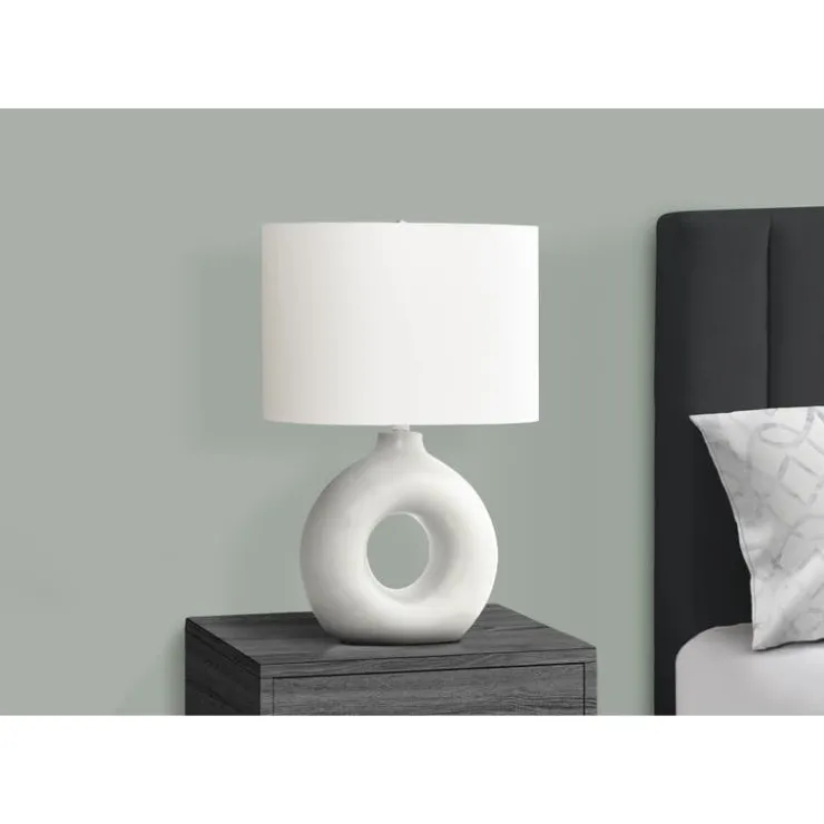 Monarch 24"H Ceramic Table Lamp White Sale