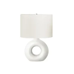 Monarch 24"H Ceramic Table Lamp White Sale