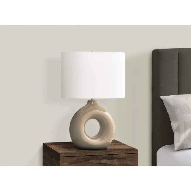 Monarch 24"H Ceramic Table Lamp Brown Online