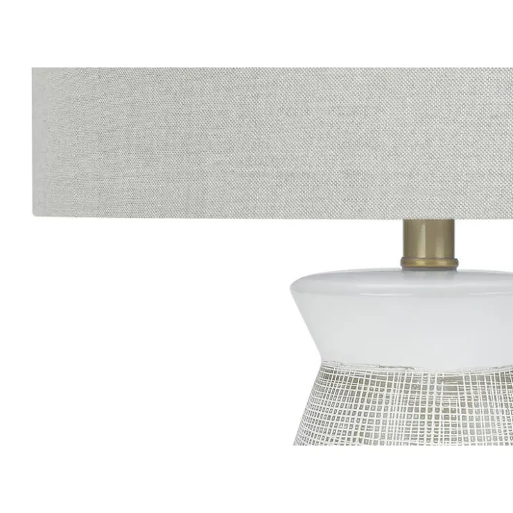 Monarch 27"H Ceramic Table Lamp Grey Clearance