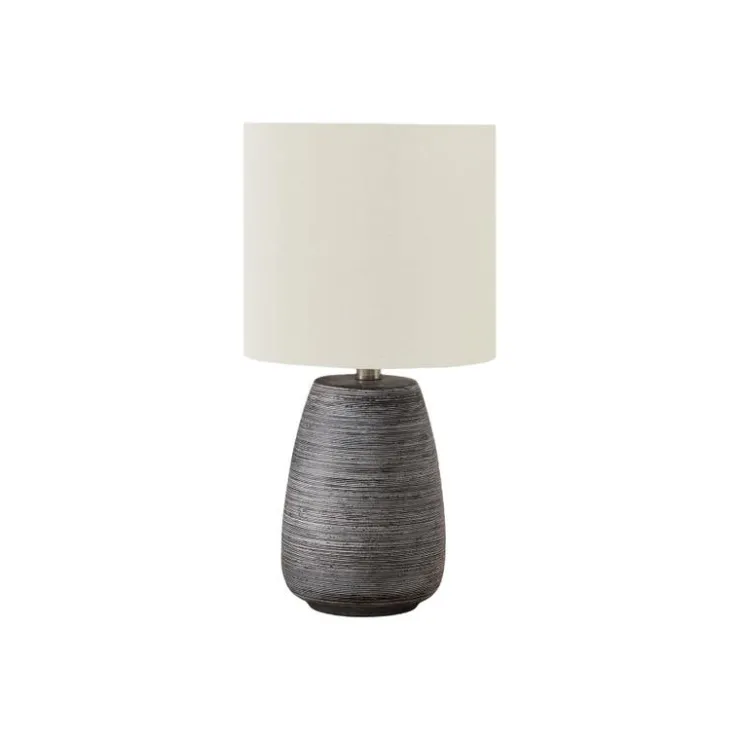 Monarch 19"H Ceramic Table Lamp Grey
