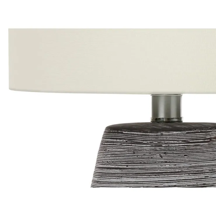 Monarch 19"H Ceramic Table Lamp Grey