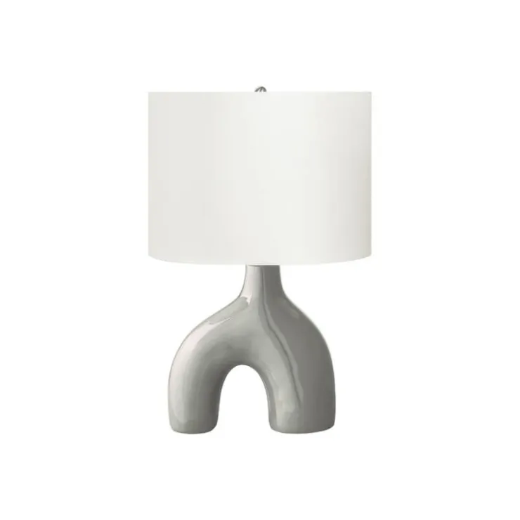 Monarch 25"H Ceramic Table Lamp Grey Best