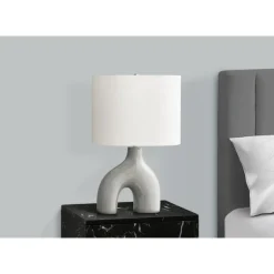 Monarch 25"H Ceramic Table Lamp Grey Best