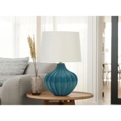 Monarch 24"H Ceramic Table Lamp Blue Outlet