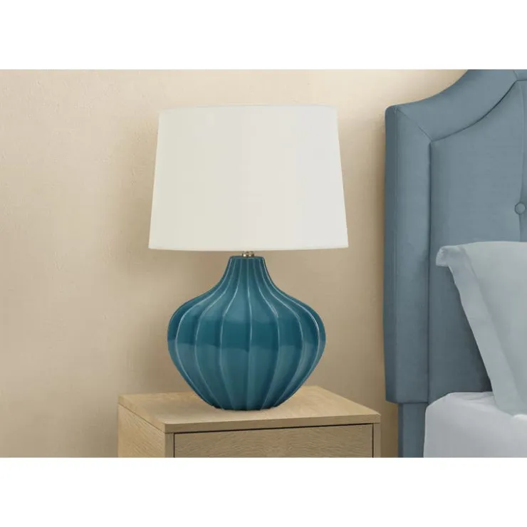 Monarch 24"H Ceramic Table Lamp Blue Outlet