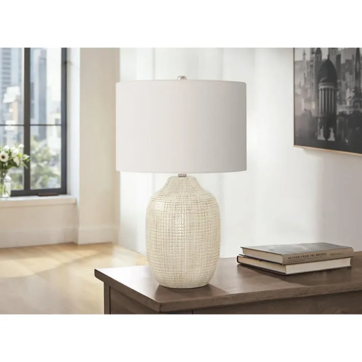 Monarch 26"H Ceramic Table Lamp Cream Online