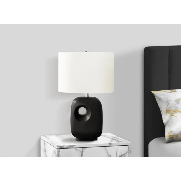 Monarch 26"H Ceramic Table Lamp Black Online