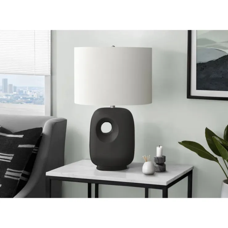 Monarch 26"H Ceramic Table Lamp Black Online