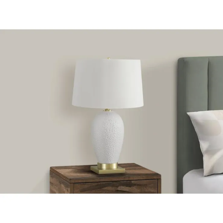 Monarch 26"H Ceramic Table Lamp White Sale