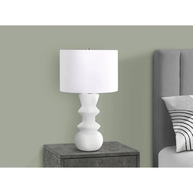 Monarch 26"H Ceramic Table Lamp Cream New