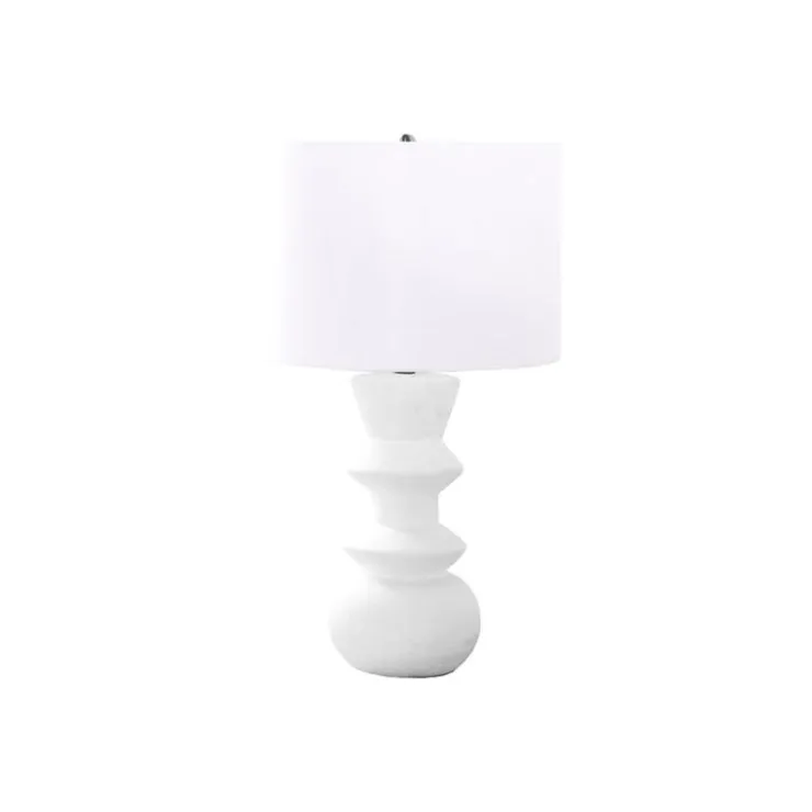 Monarch 26"H Ceramic Table Lamp Cream New
