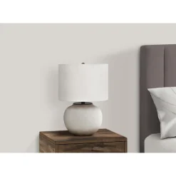 Monarch 21"H Ceramic Table Lamp Cream Discount