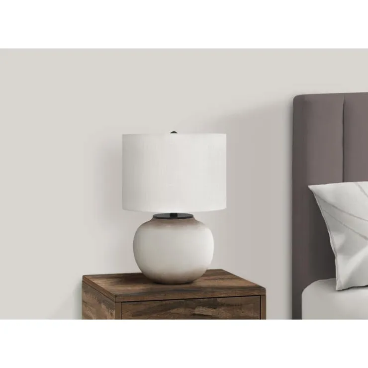 Monarch 21"H Ceramic Table Lamp Cream Discount