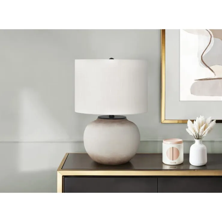 Monarch 21"H Ceramic Table Lamp Cream Discount