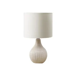 Monarch 17"H Ceramic Table Lamp Beige Best