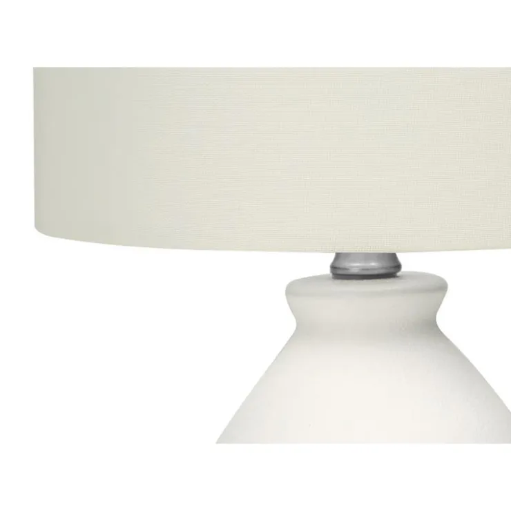 Monarch 17"H Ceramic Table Lamp Cream Hot