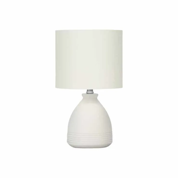 Monarch 17"H Ceramic Table Lamp Cream Hot