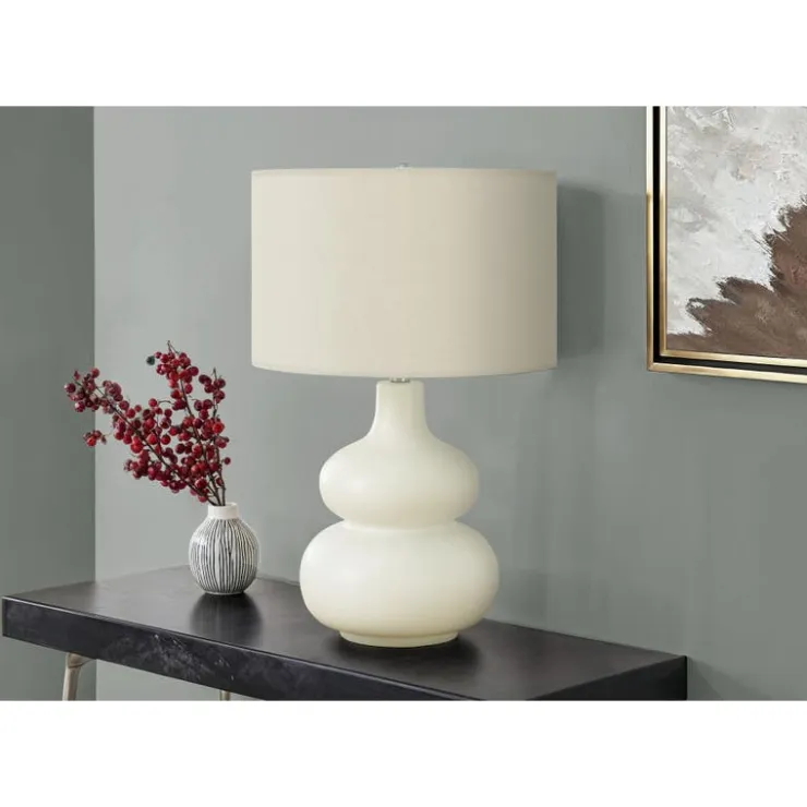 Monarch 25"H Ceramic Table Lamp Cream Sale