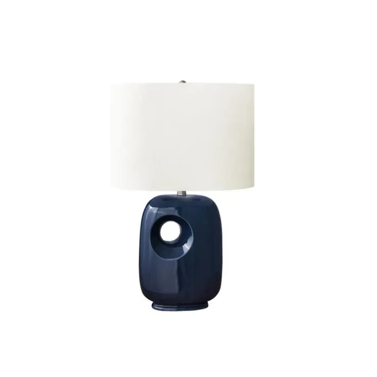Monarch 26"H Ceramic Table Lamp Blue Hot
