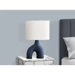 Monarch 25"H Ceramic Table Lamp Blue Hot