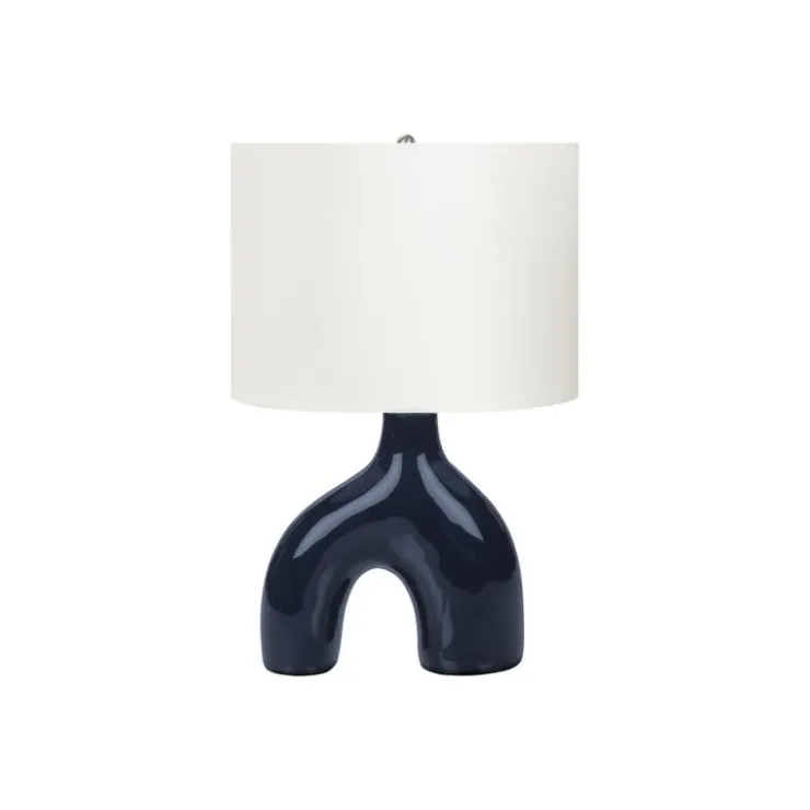 Monarch 25"H Ceramic Table Lamp Blue Hot