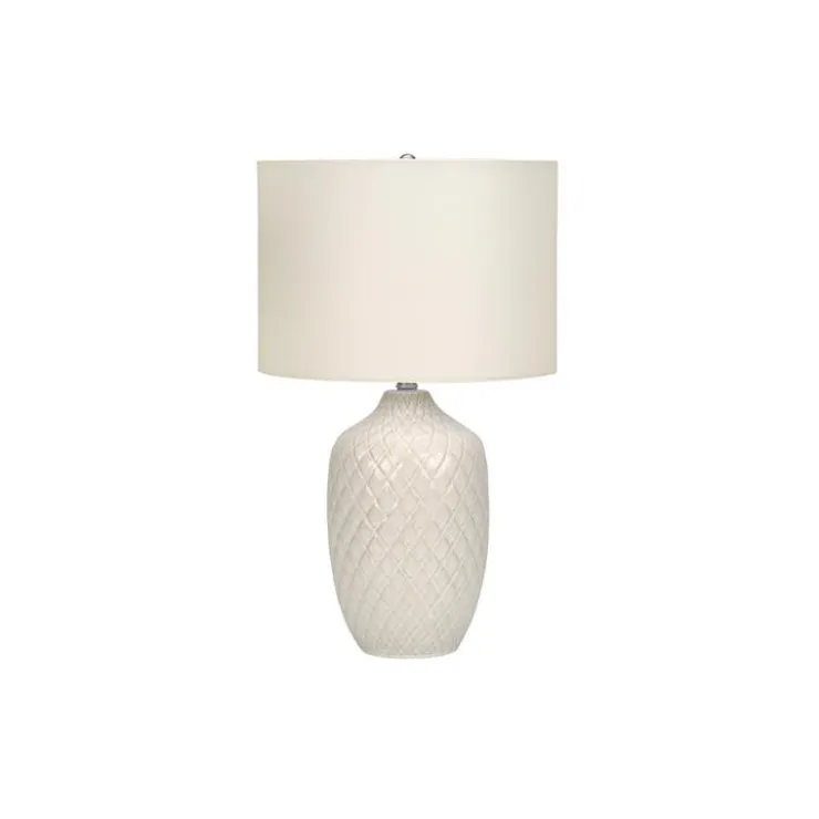 Monarch 25"H Ceramic Table Lamp Cream