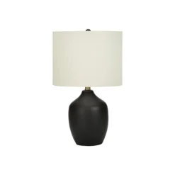 Monarch 22"H Ceramic Table Lamp Black Sale