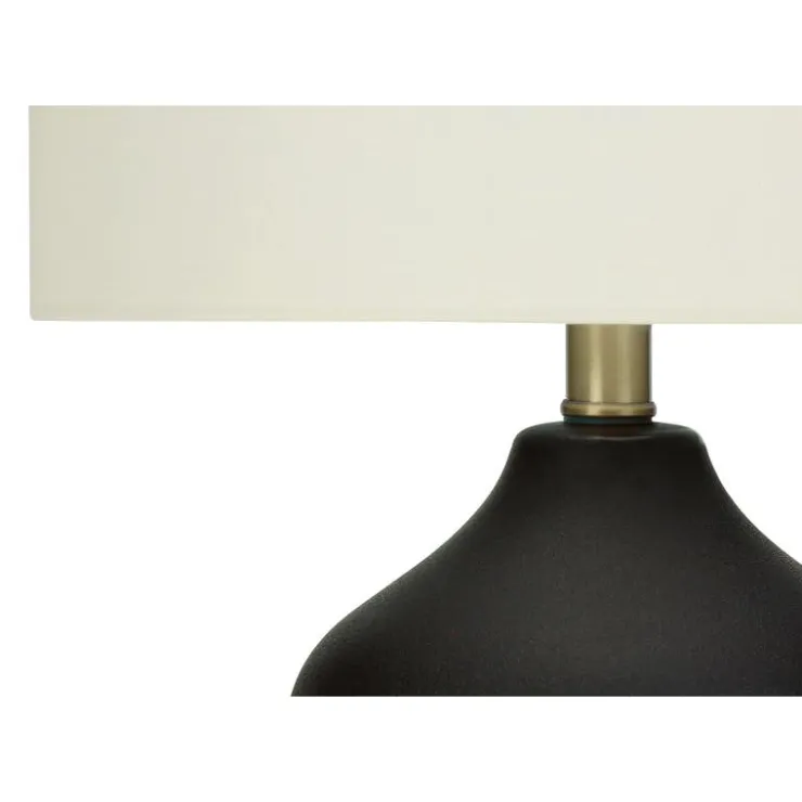 Monarch 22"H Ceramic Table Lamp Black Sale