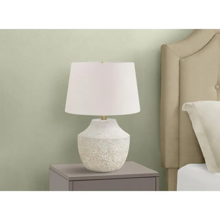 Monarch 20"H Concrete Table Lamp Cream Discount