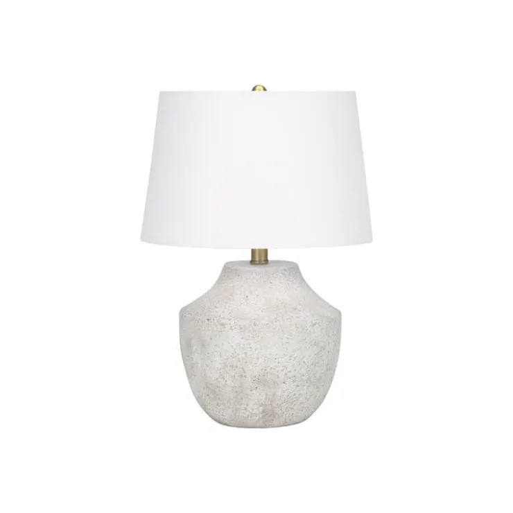 Monarch 20"H Concrete Table Lamp Cream Discount