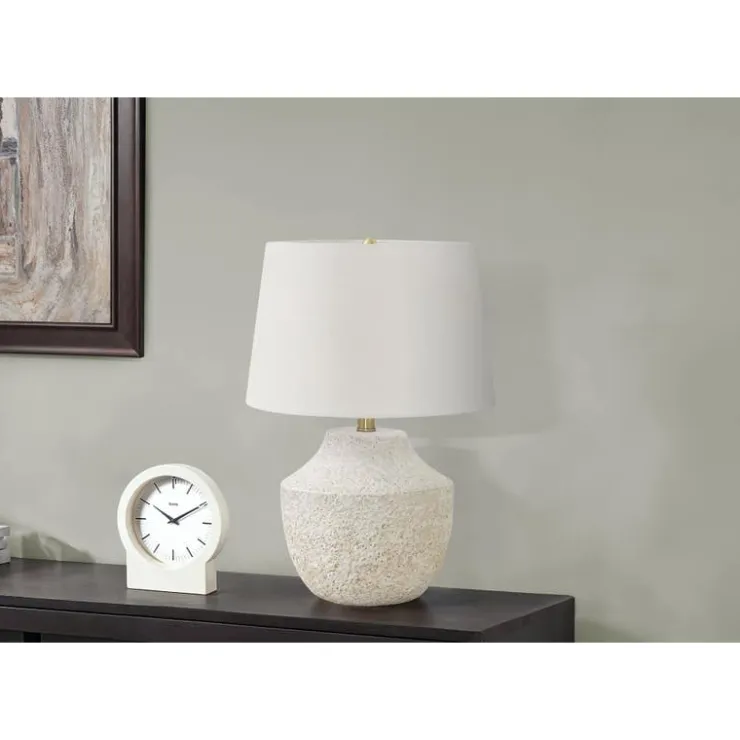 Monarch 20"H Concrete Table Lamp Cream Discount